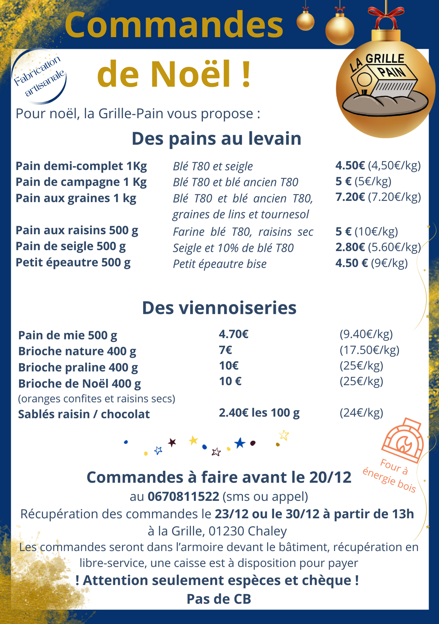 Flyer grille pain A5(5) Noël 2025